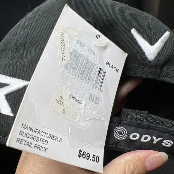 Callaway Golf NWT Black RAZR Odyssey Strapback Hat Cap - Picture 5 of 8